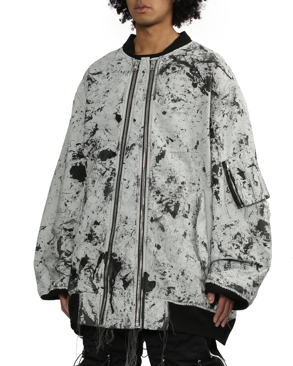 Oversized bomber jacket