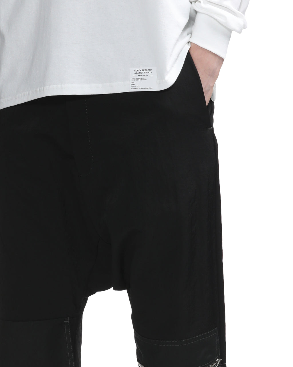 Drop crotch pants