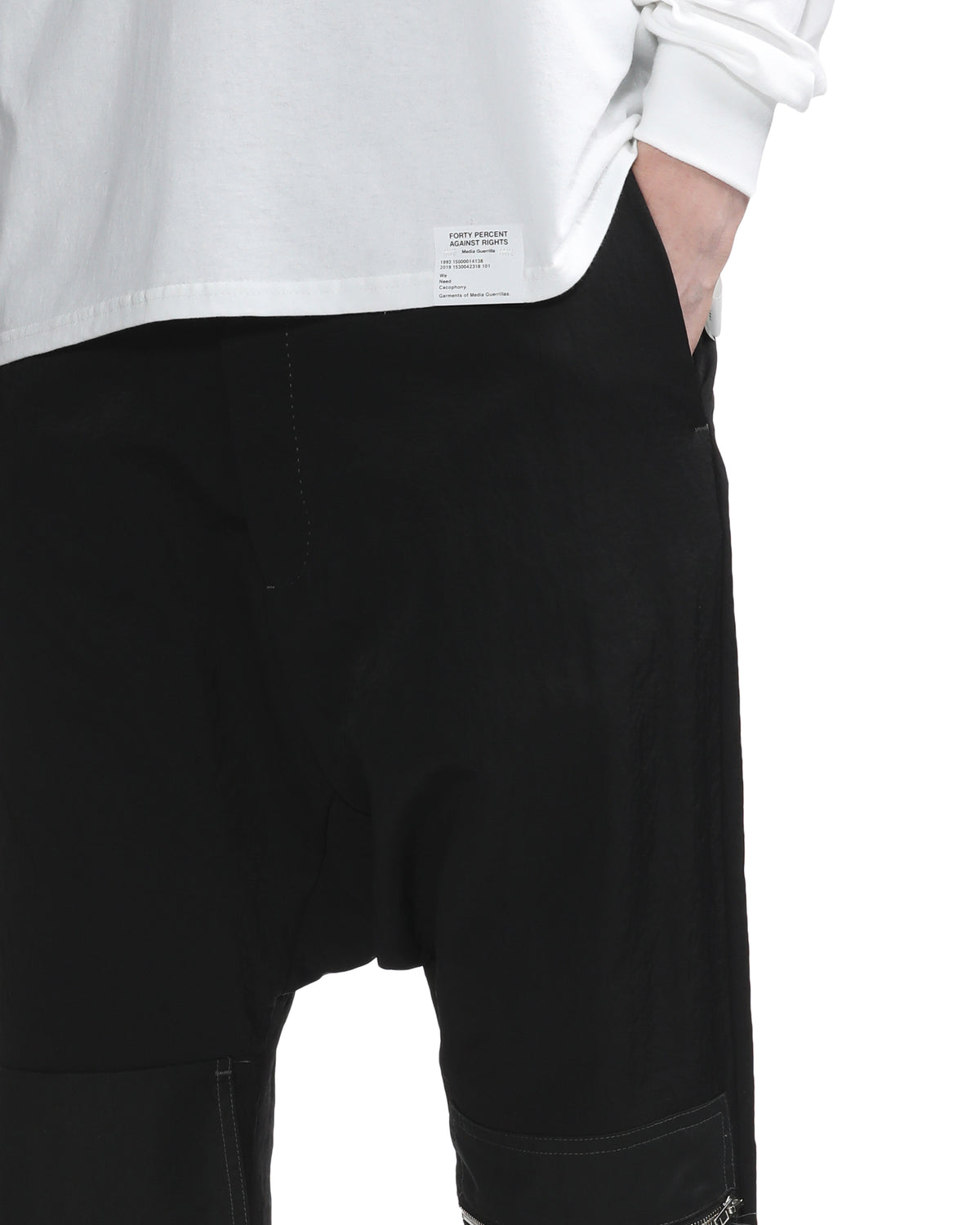 Drop crotch pants