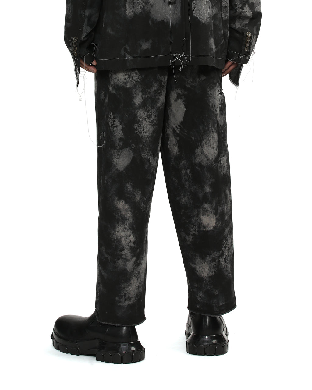 Graphic tailored trousers