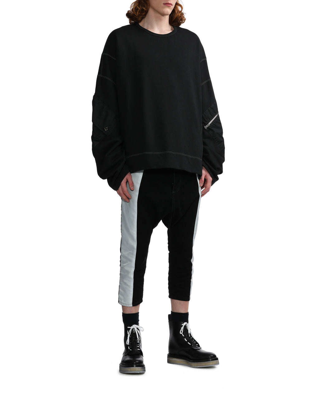 Panelled sweatshirt