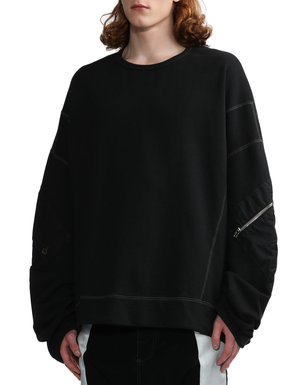 Panelled sweatshirt