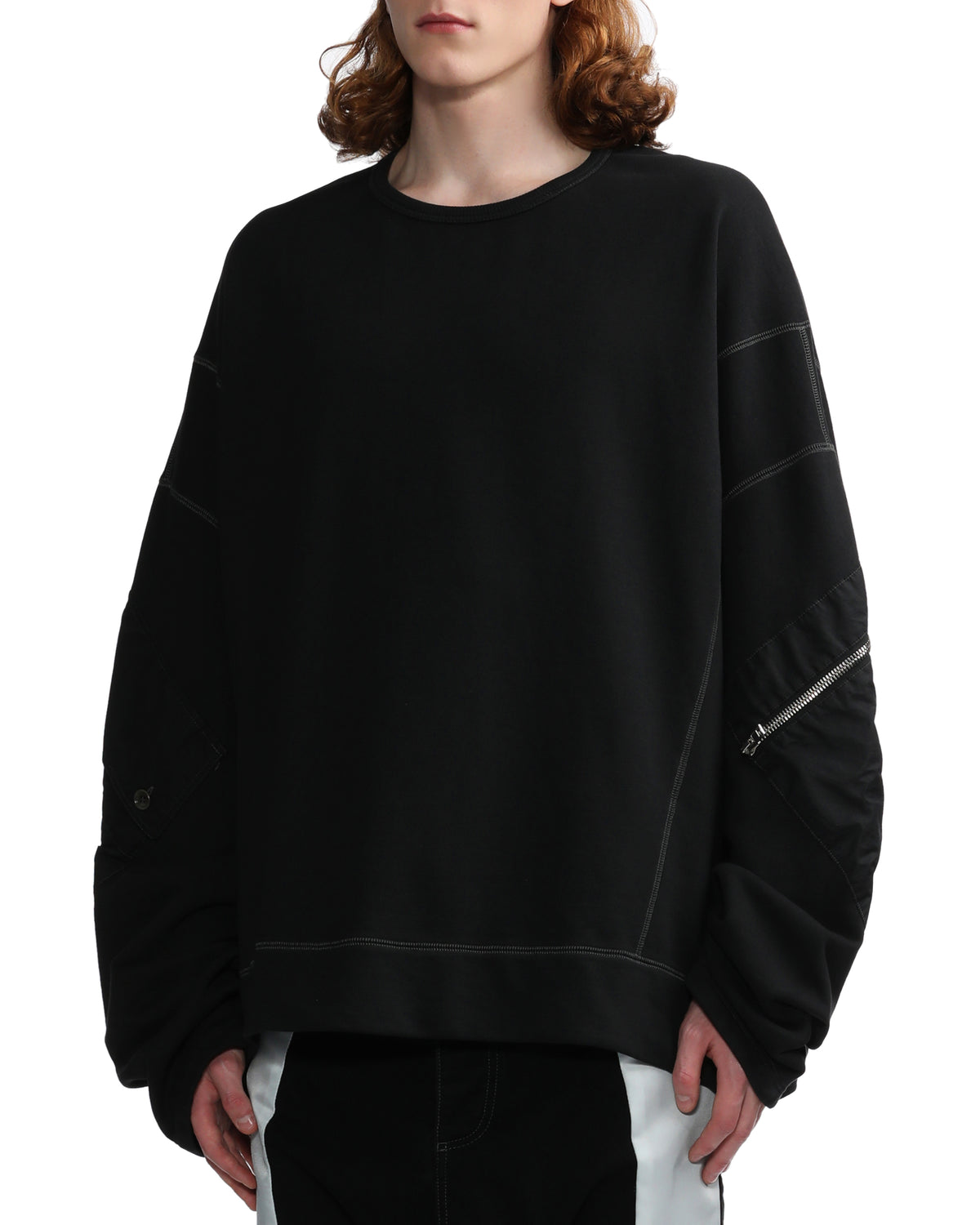 Panelled sweatshirt