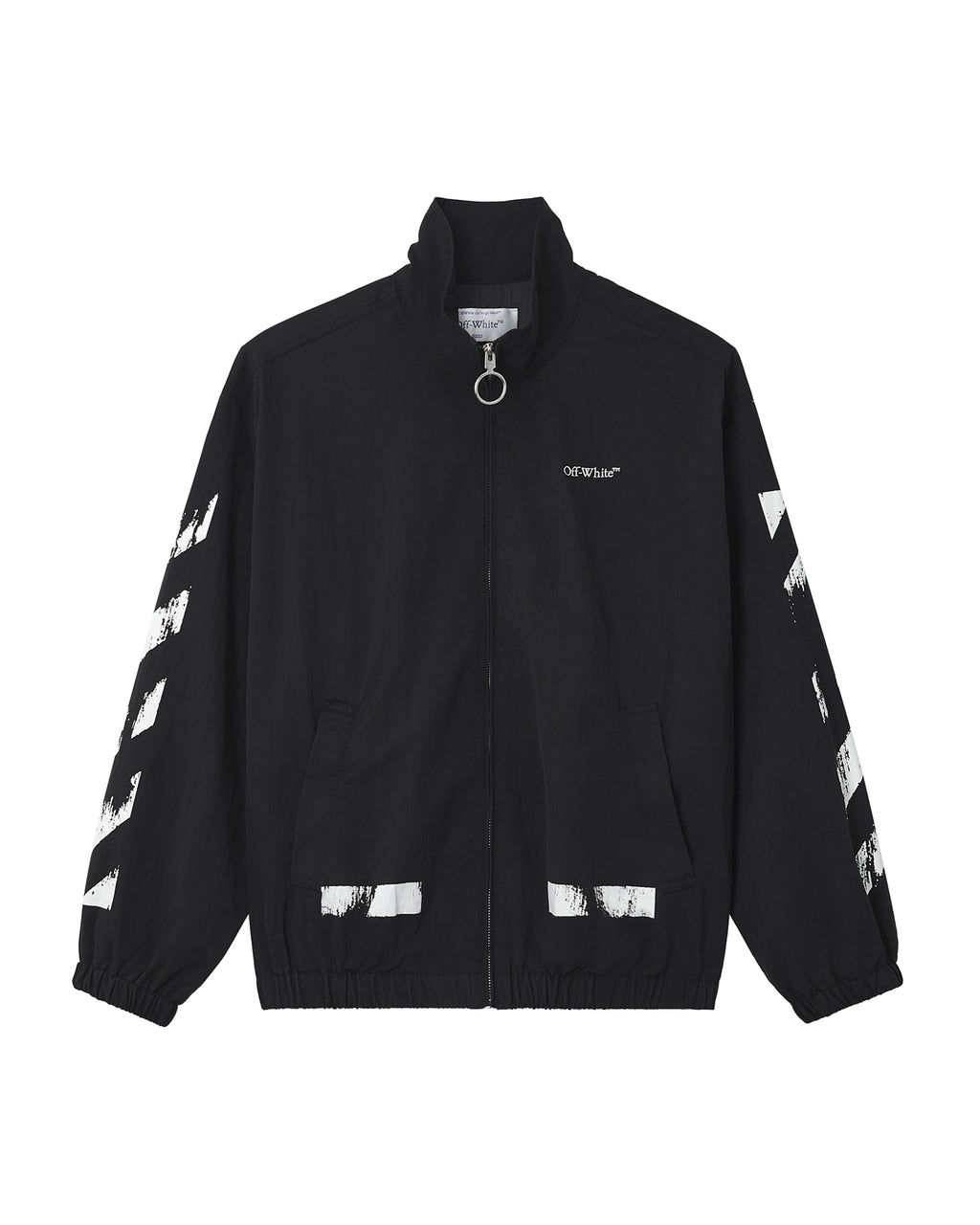 Paint print track jacket