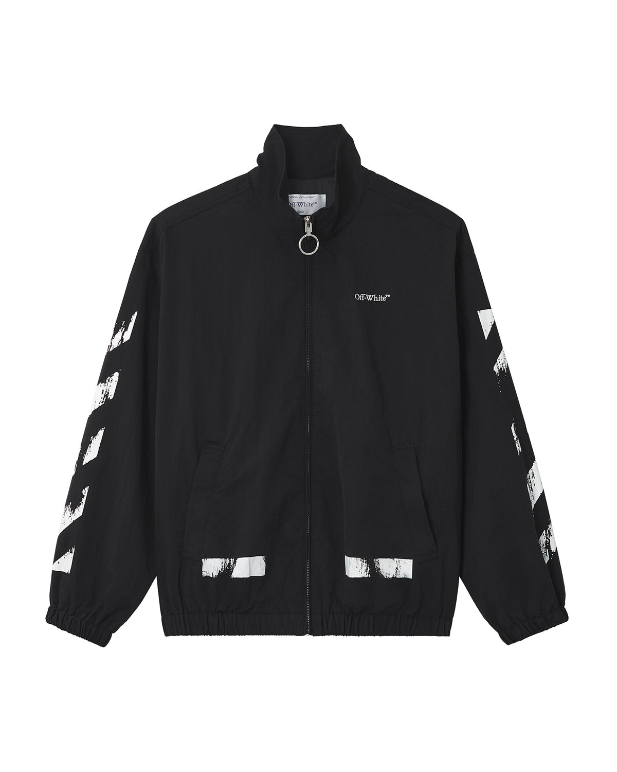Paint print track jacket