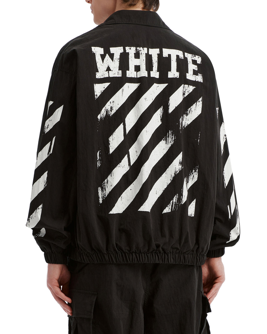 Paint print track jacket