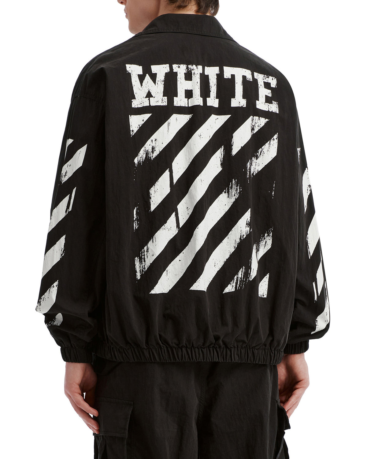 Paint print track jacket