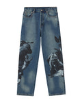 Graphic jeans