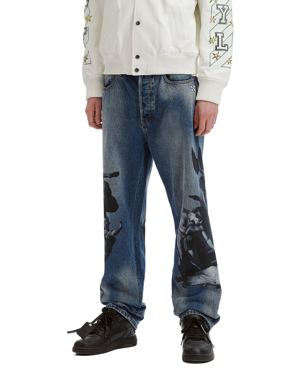 Graphic jeans