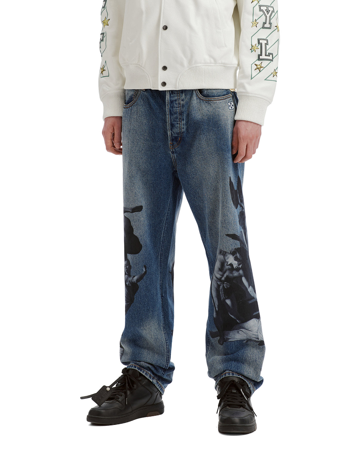 Graphic jeans