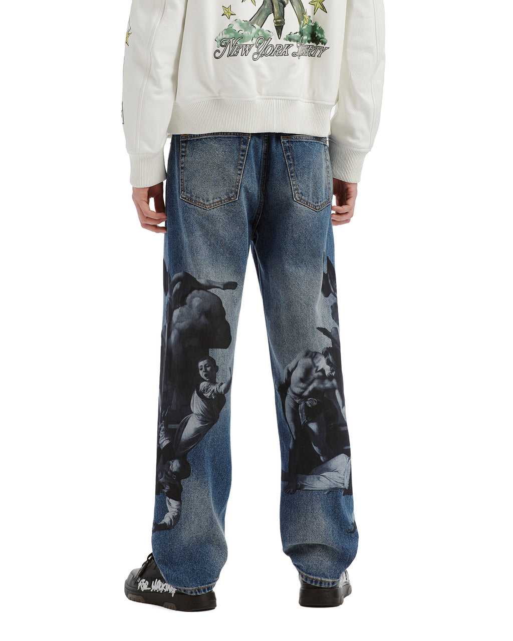 Graphic jeans