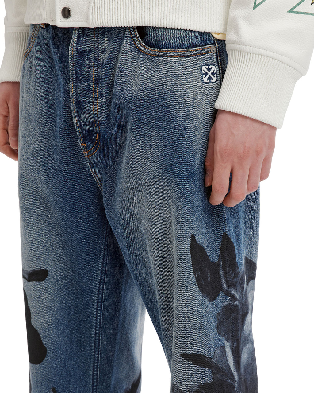 Graphic jeans
