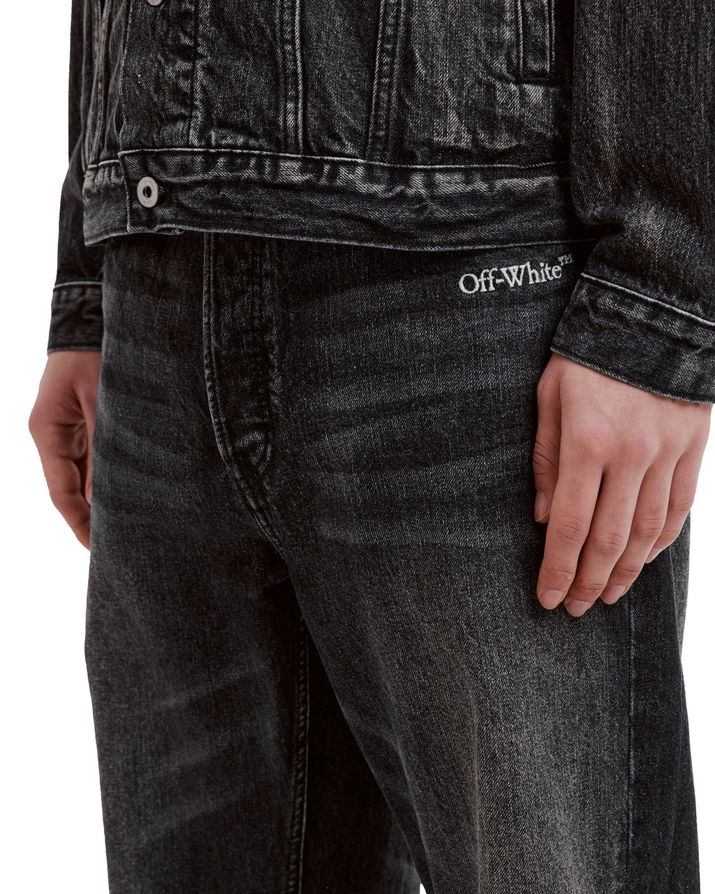 Straight leg jeans