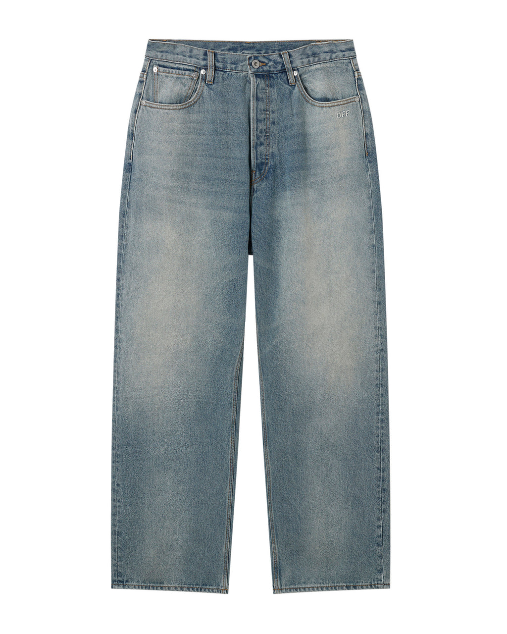 Straight leg jeans