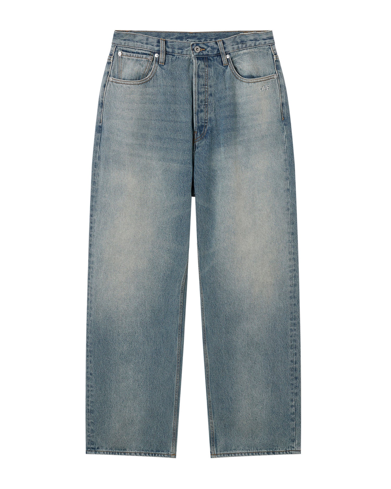 Straight leg jeans