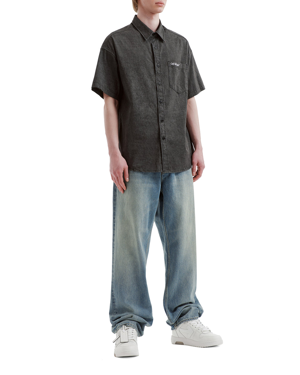 Straight leg jeans