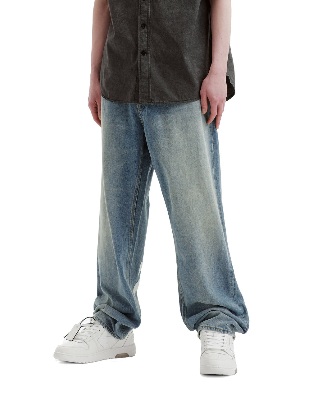 Straight leg jeans