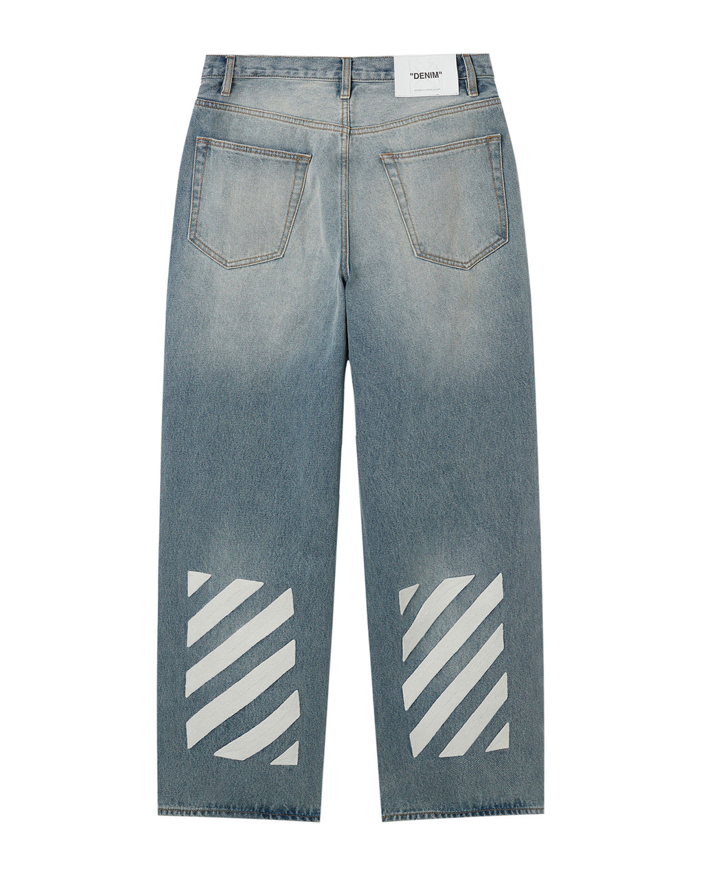 Straight leg jeans
