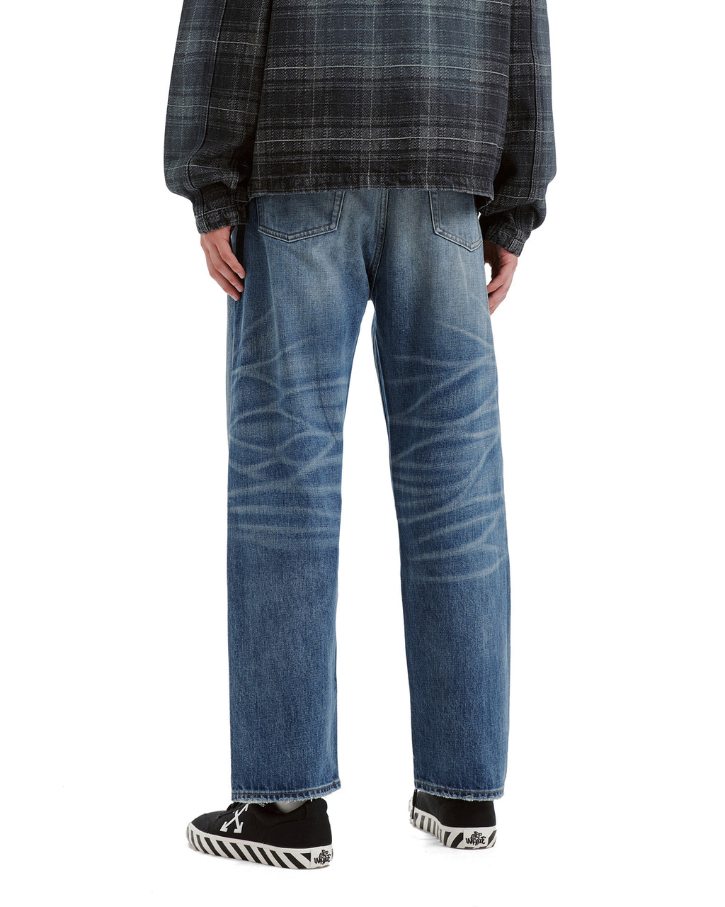 Distressed jeans