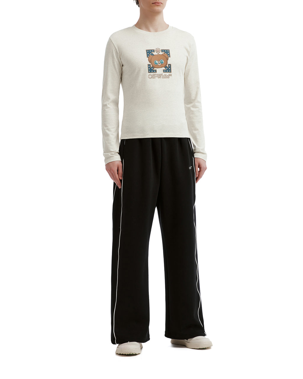 X Jisoo CLICK Bear long sleeve tee