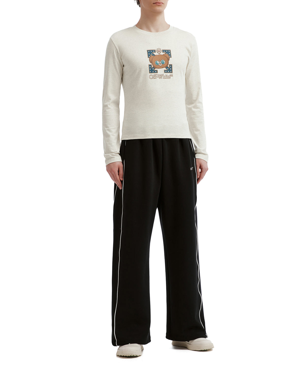 X Jisoo CLICK Bear long sleeve tee