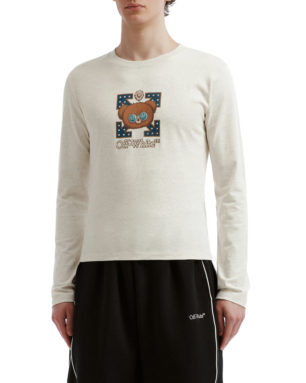 X Jisoo CLICK Bear long sleeve tee