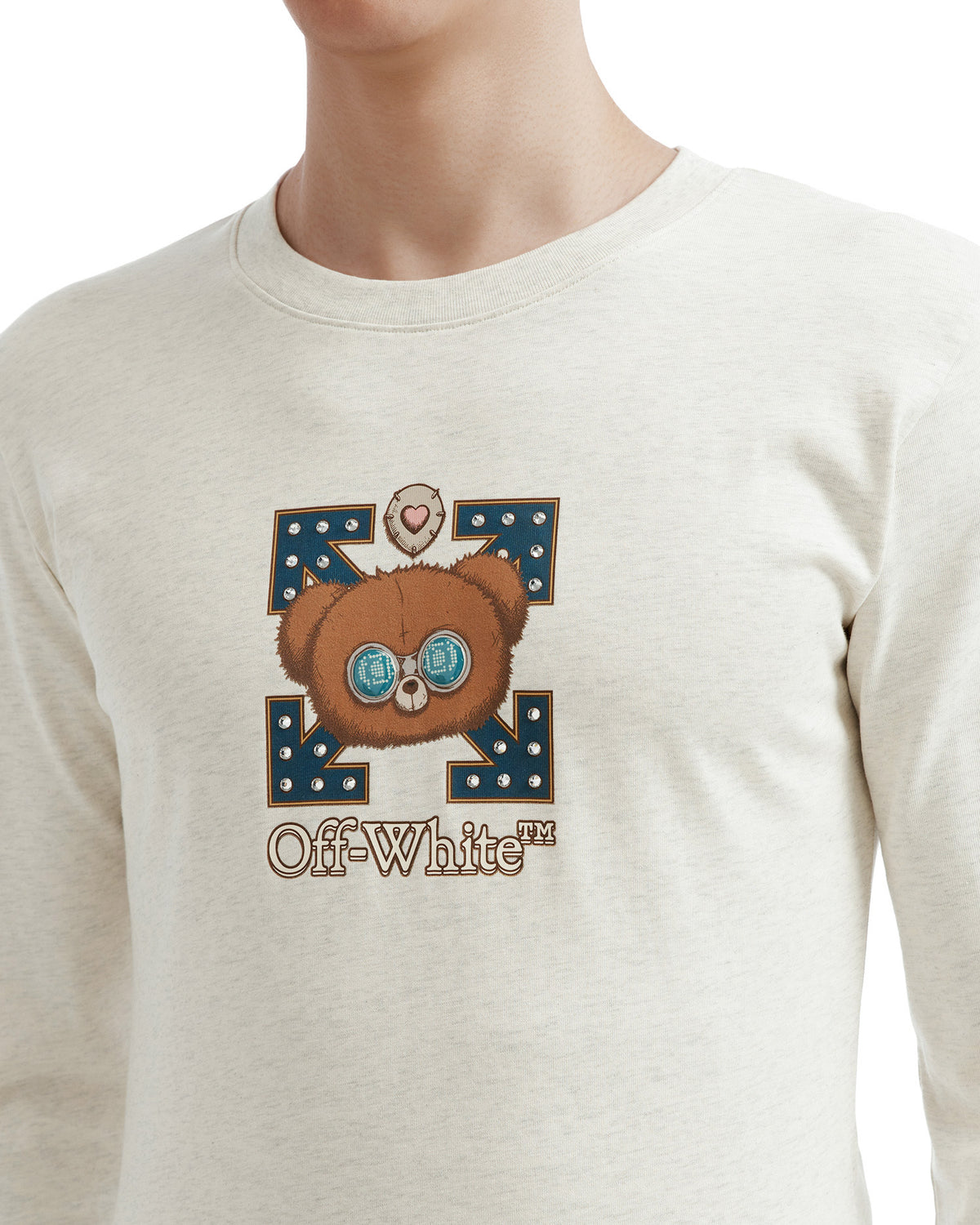 X Jisoo CLICK Bear long sleeve tee
