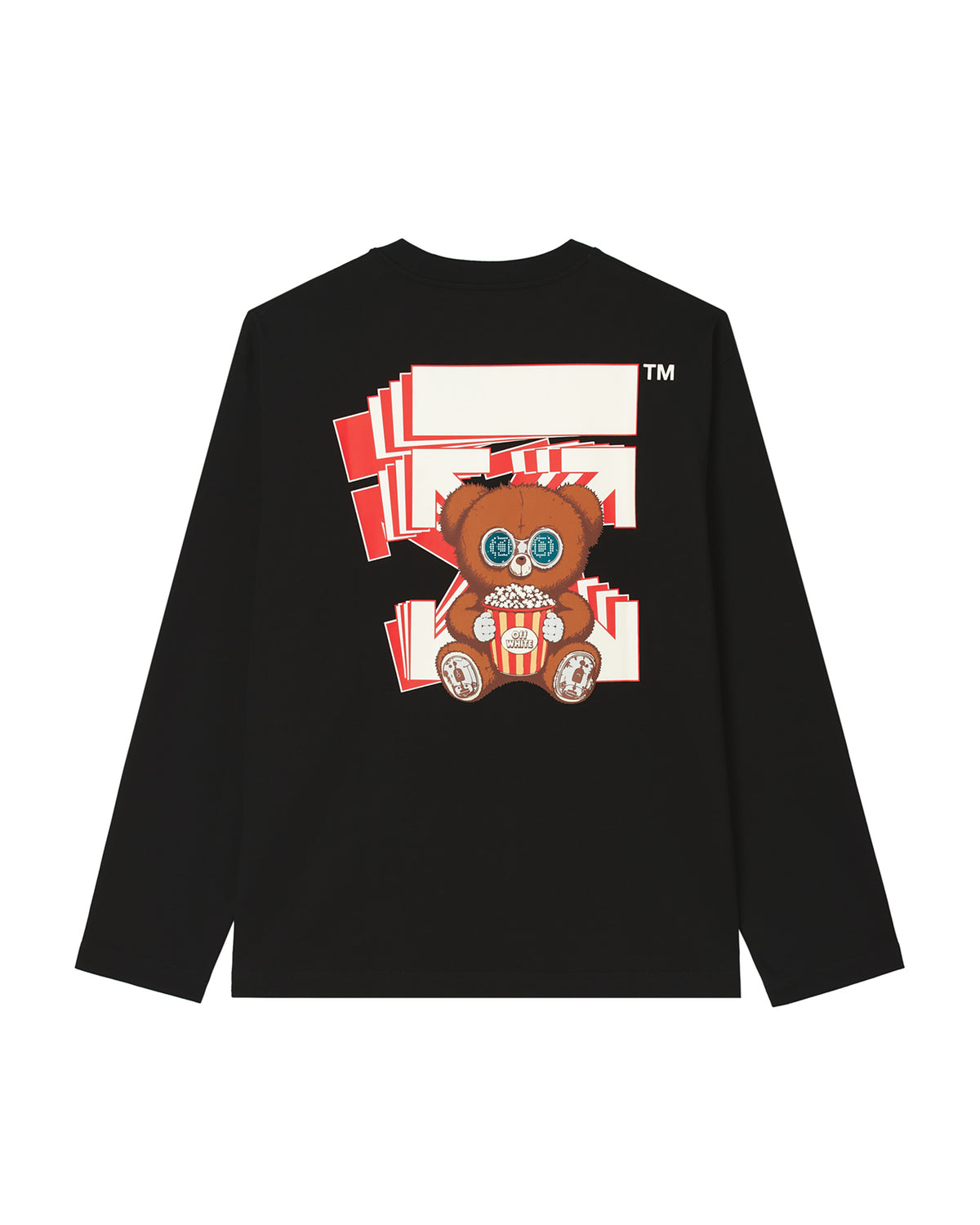 X JISOO CLICK bear long sleeve tee
