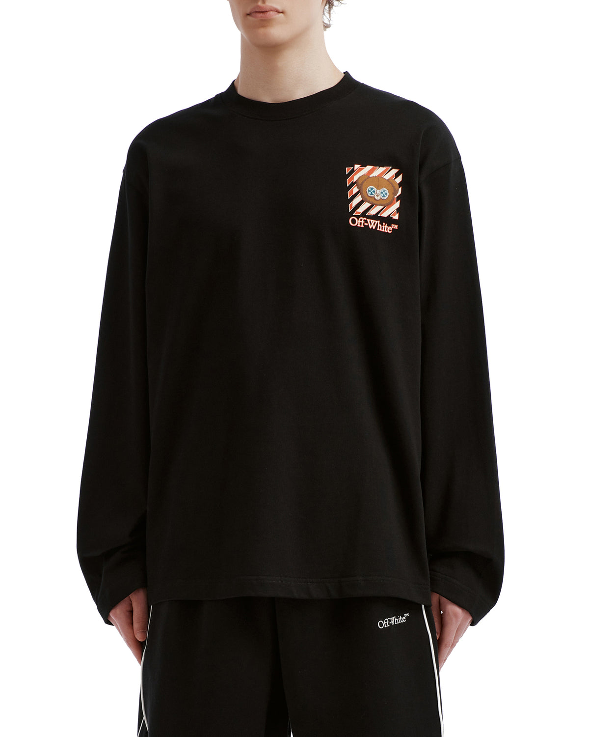 X JISOO CLICK bear long sleeve tee