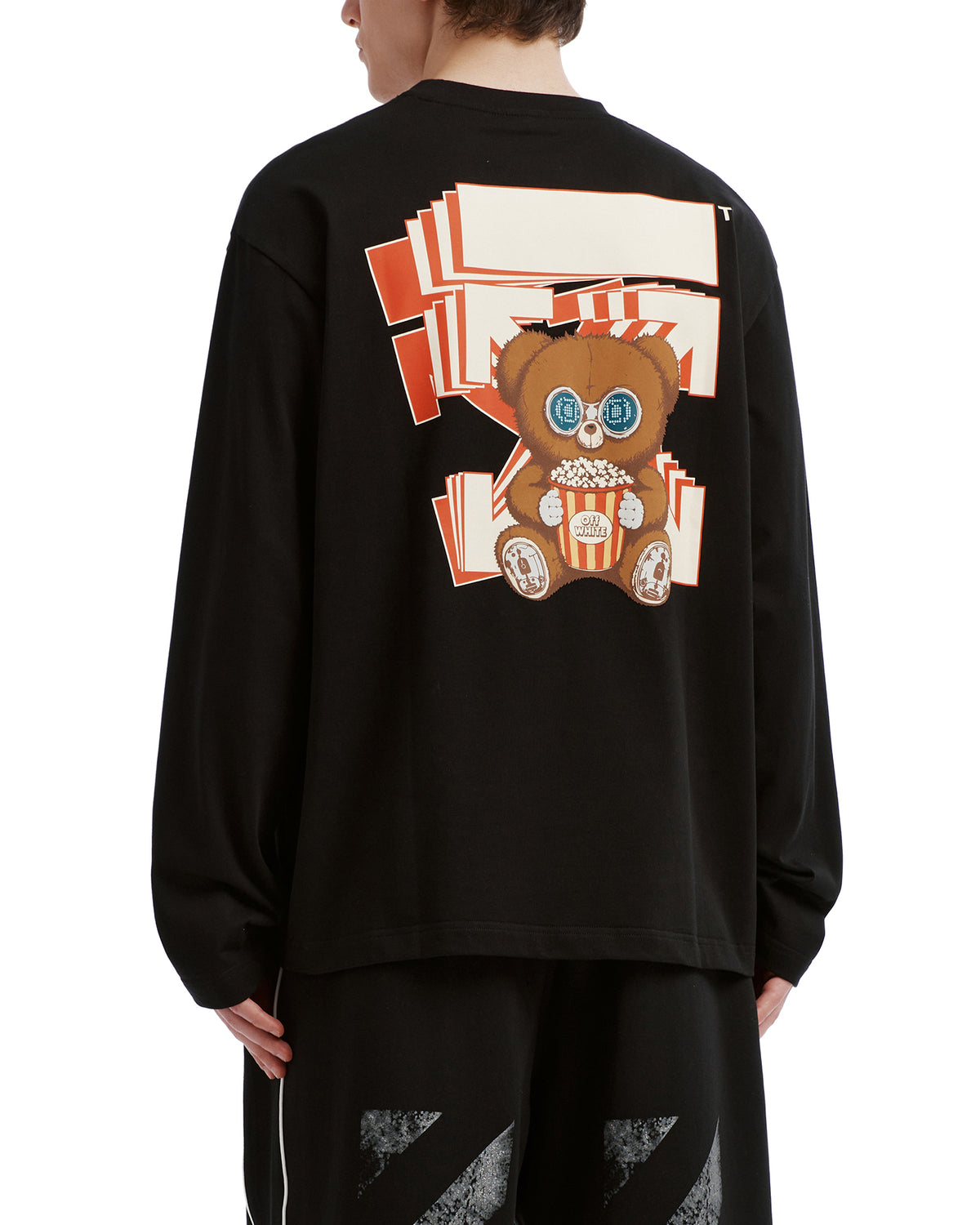 X JISOO CLICK bear long sleeve tee