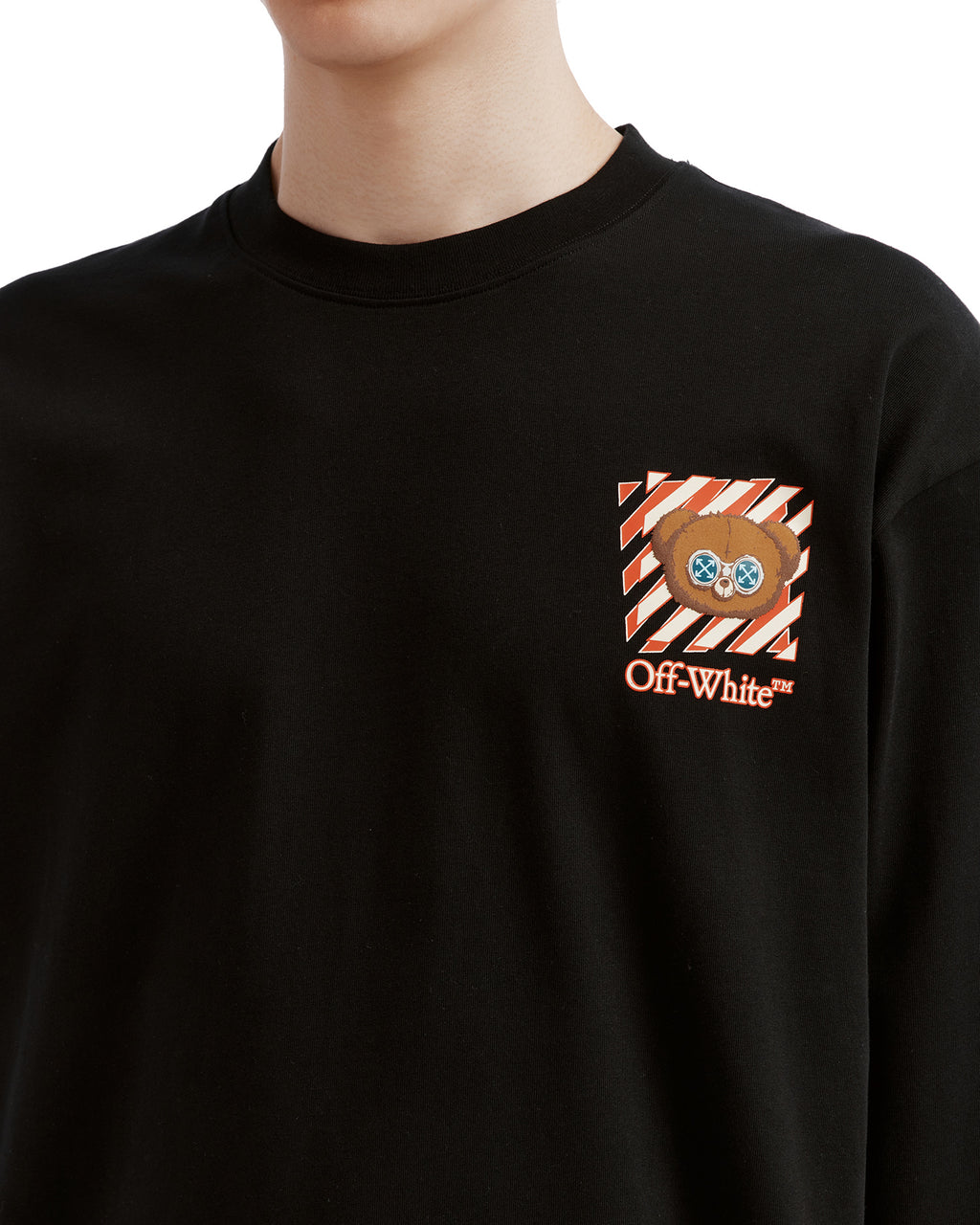 X JISOO CLICK bear long sleeve tee