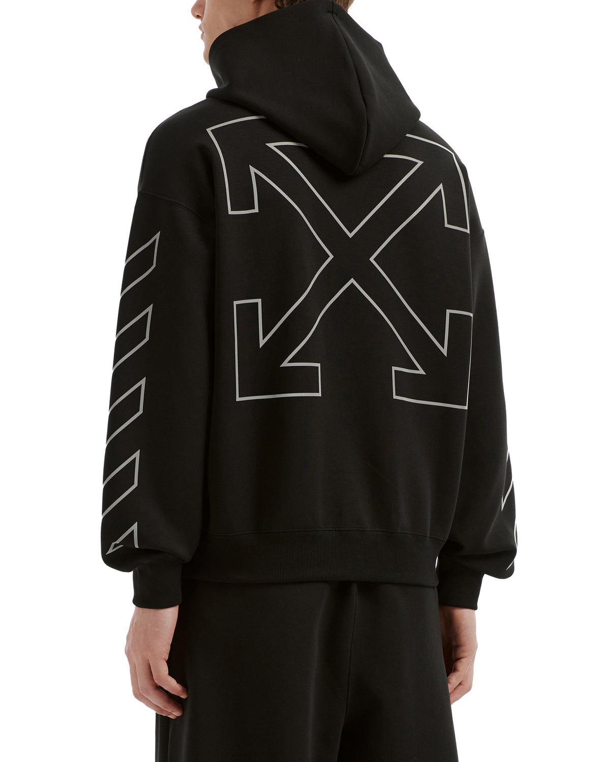 Arrow back logo hoodie