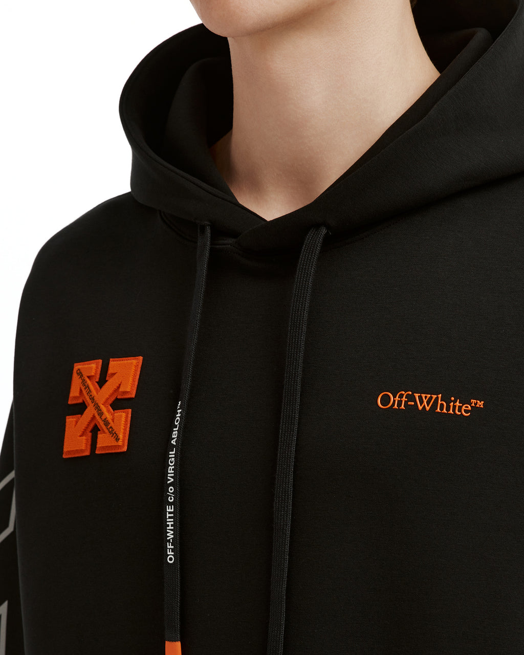 Arrow back logo hoodie