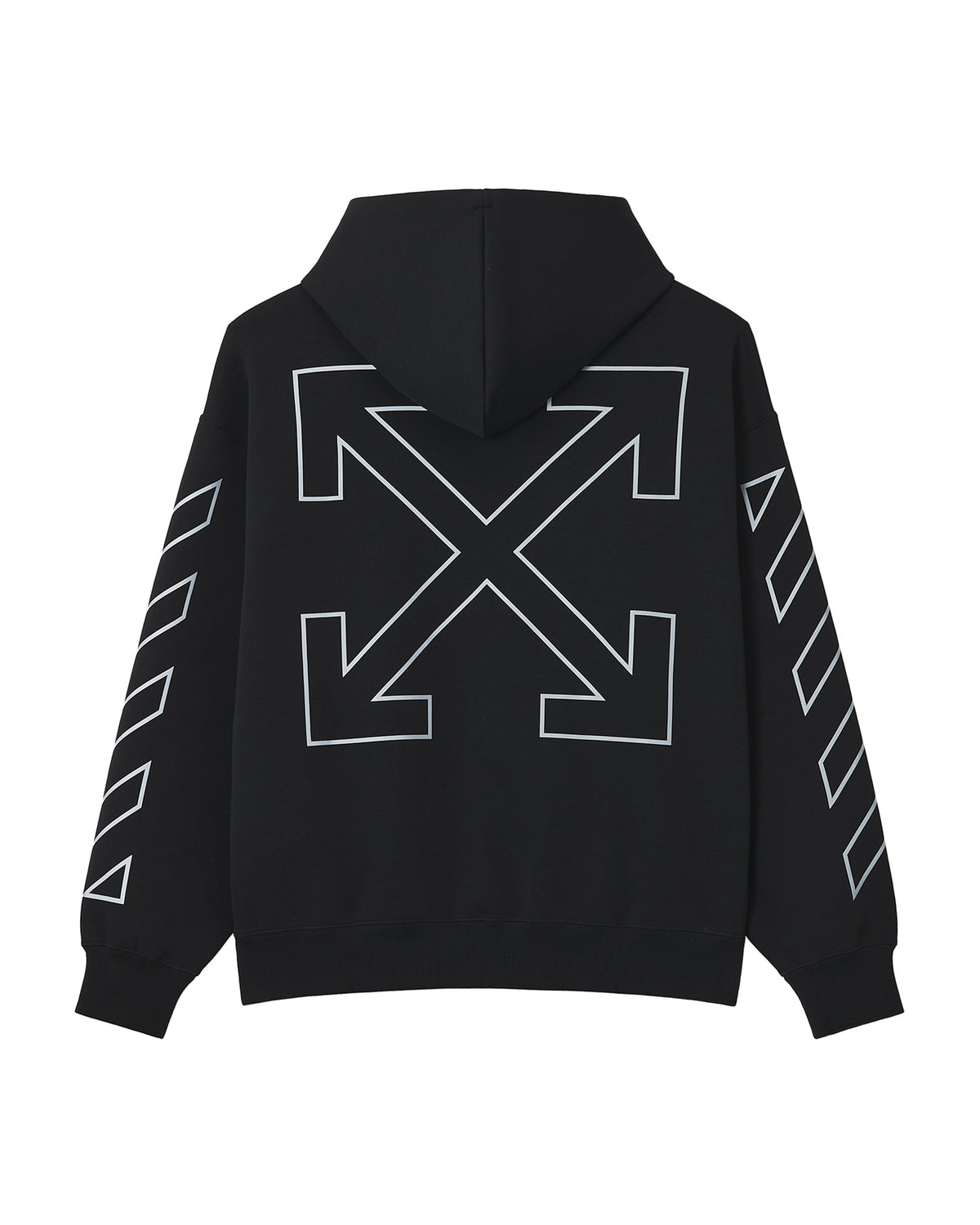 Arrow back logo hoodie