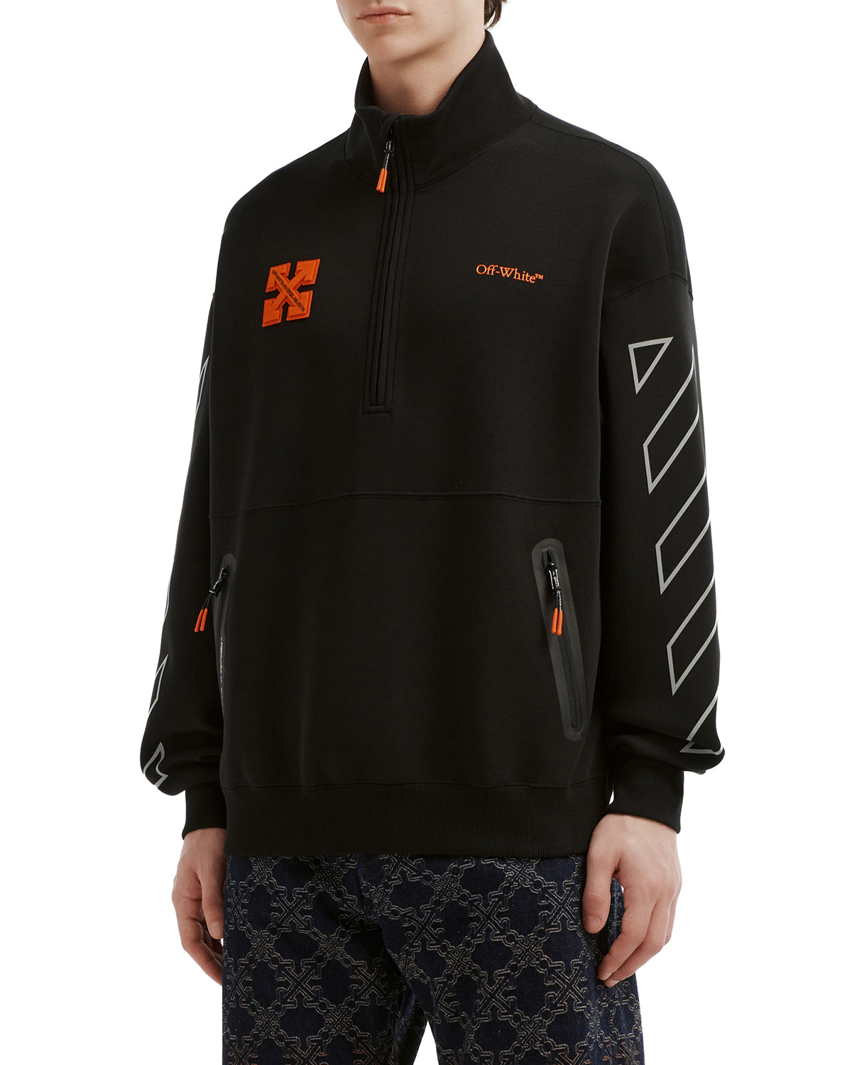 Half zip sweatshirt