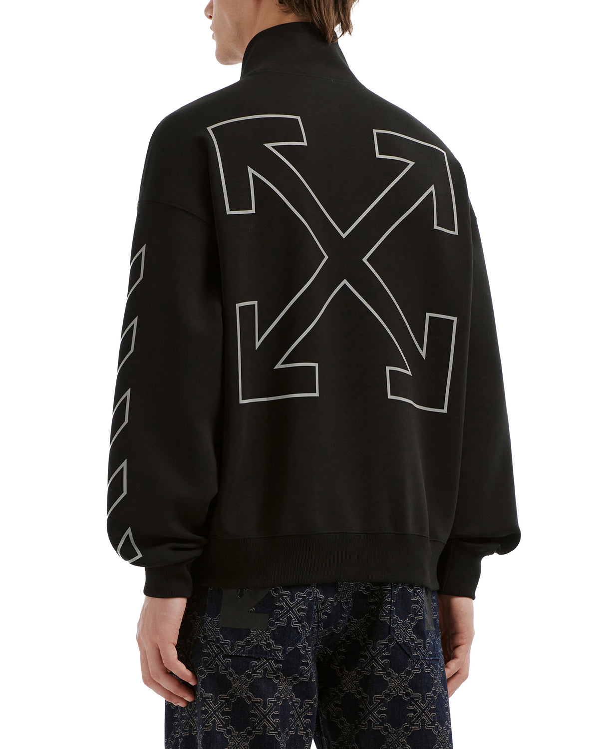 Half zip sweatshirt