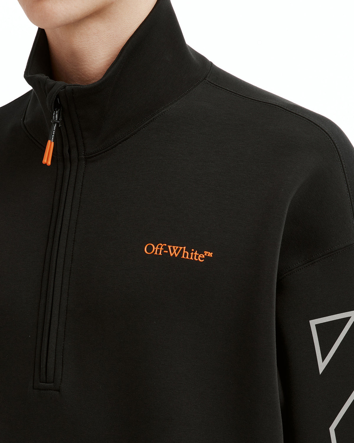 Half zip sweatshirt