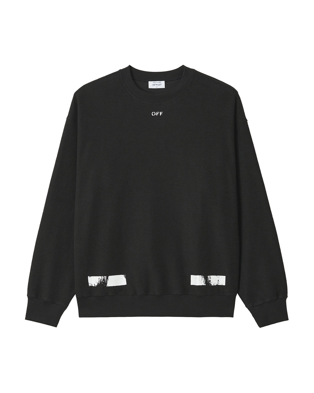 Diagonal stripes sweatshirt