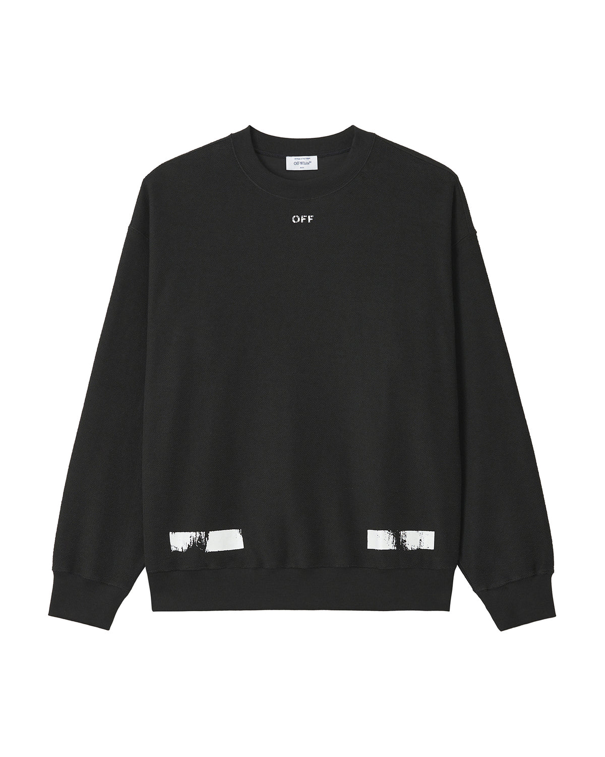 Diagonal stripes sweatshirt