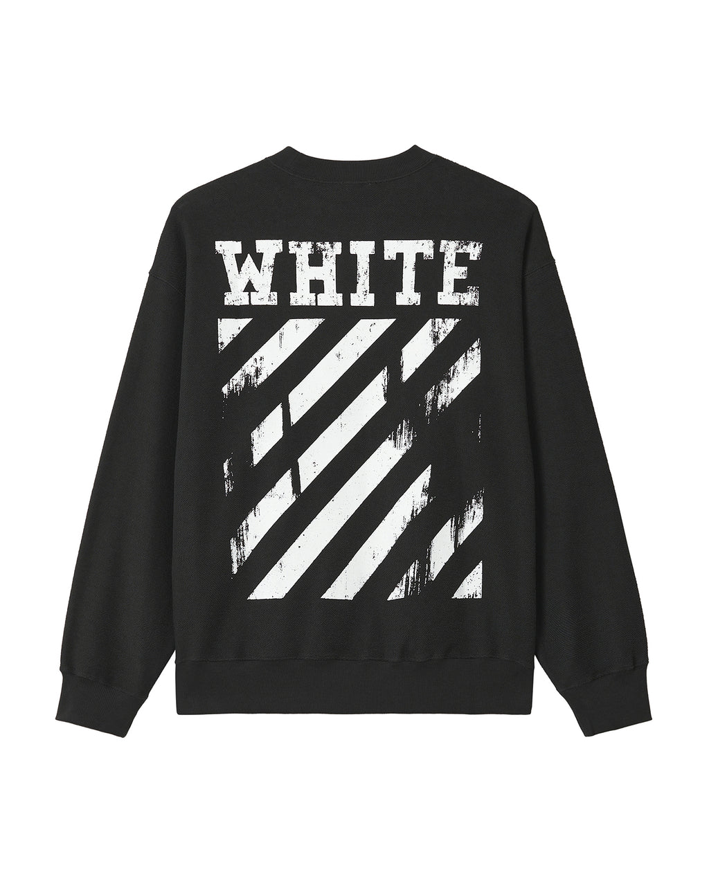 Diagonal stripes sweatshirt