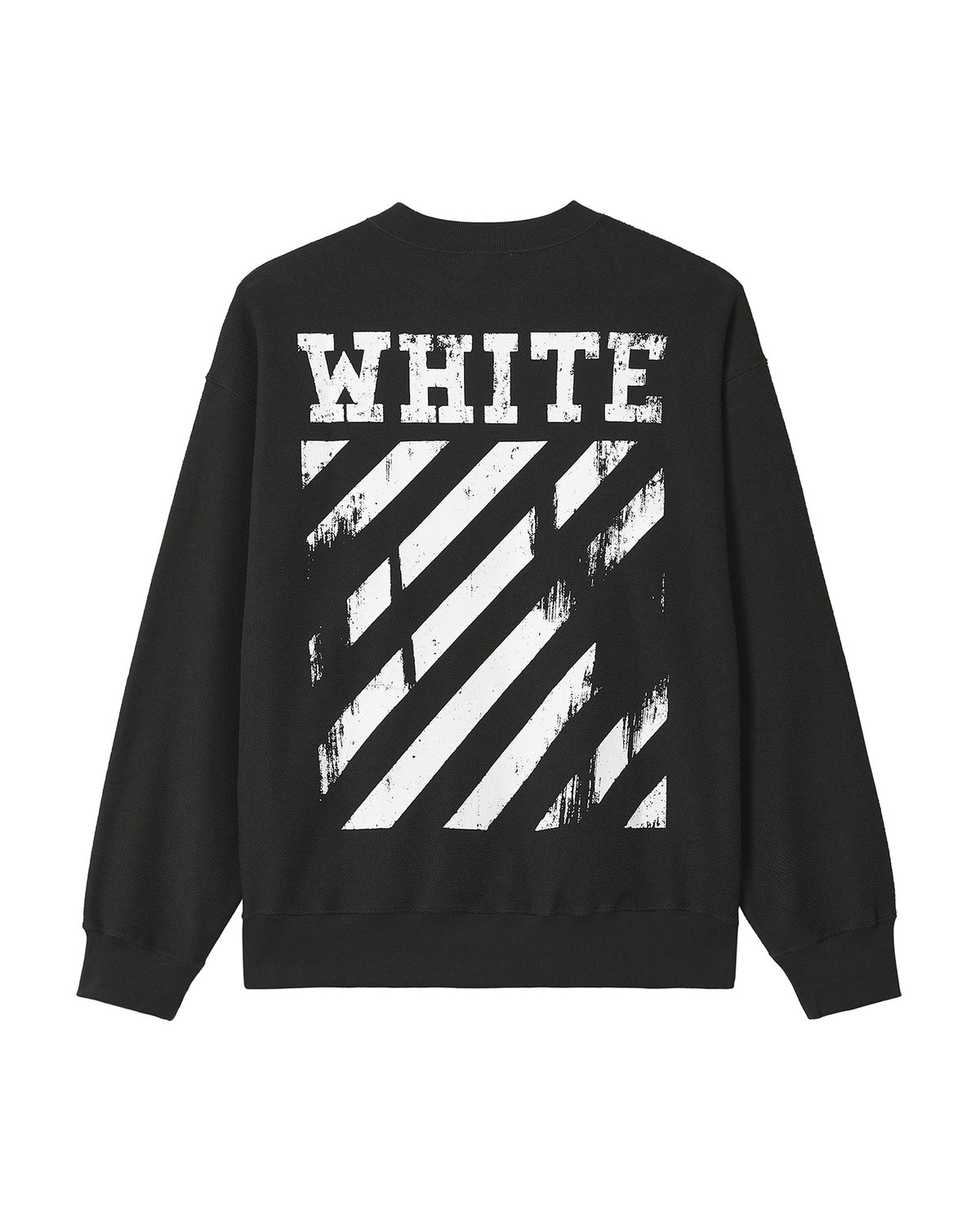 Diagonal stripes sweatshirt