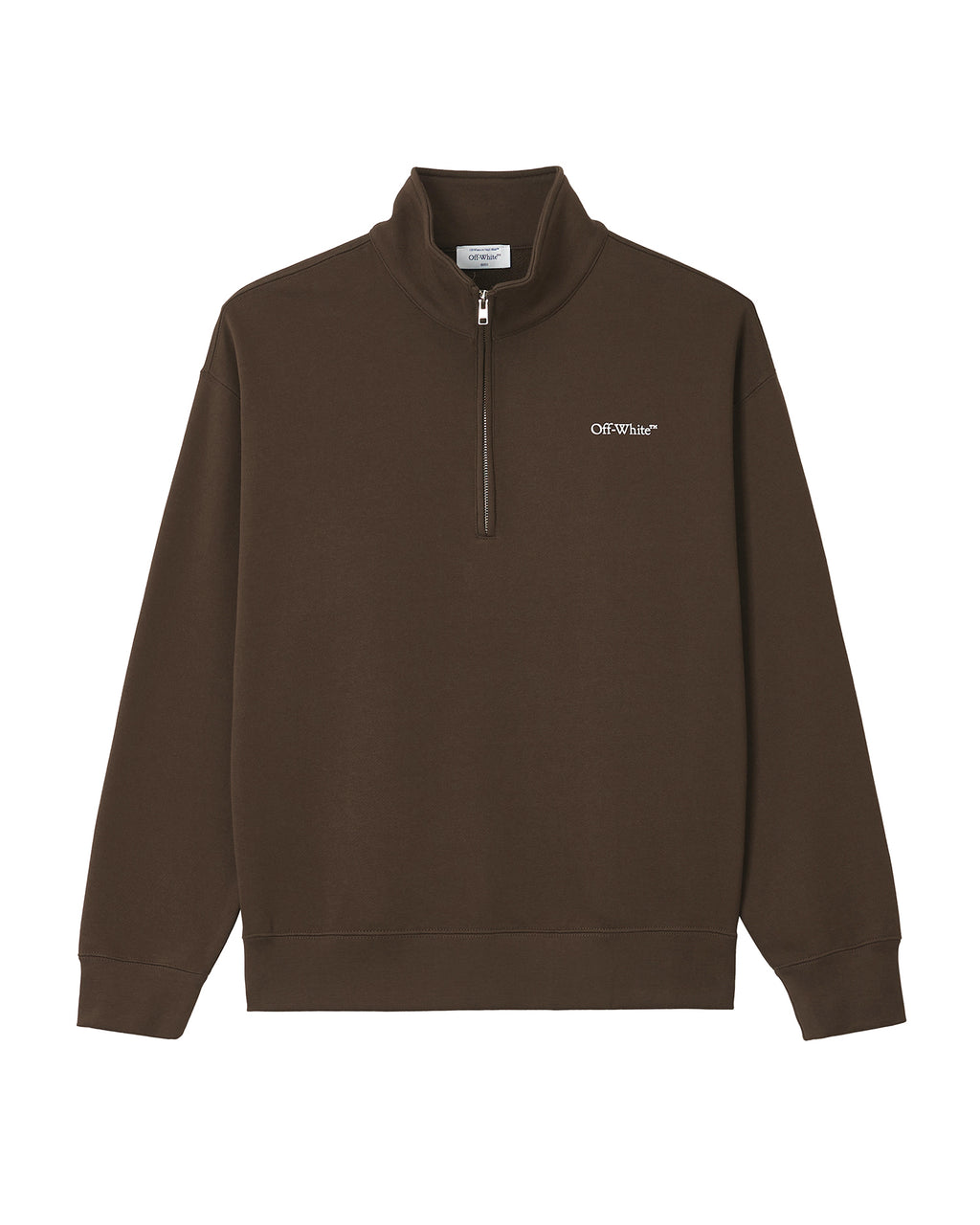 Zip-neck sweatshirt