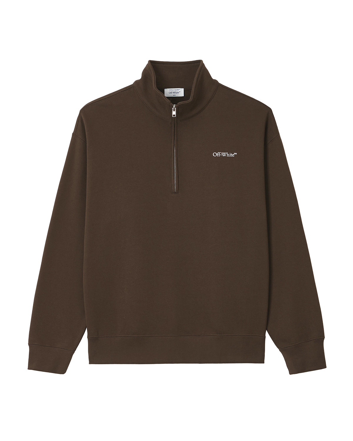 Zip-neck sweatshirt