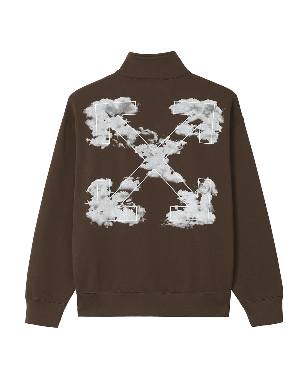 Zip-neck sweatshirt