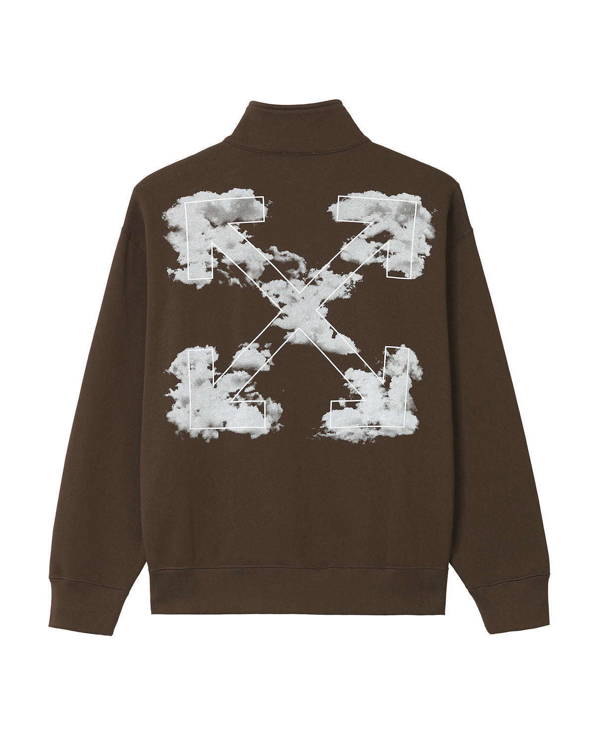 Zip-neck sweatshirt