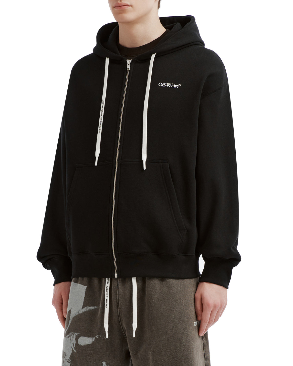 Tape arrow back hoodie