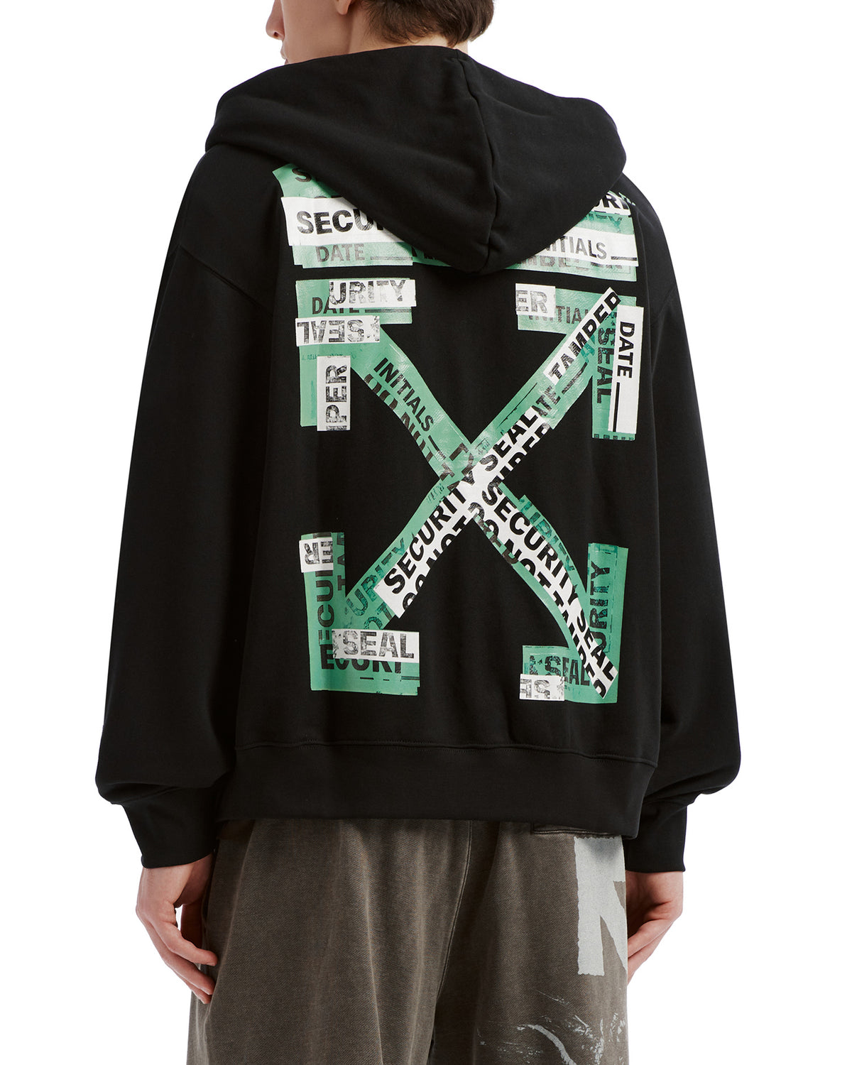 Tape arrow back hoodie