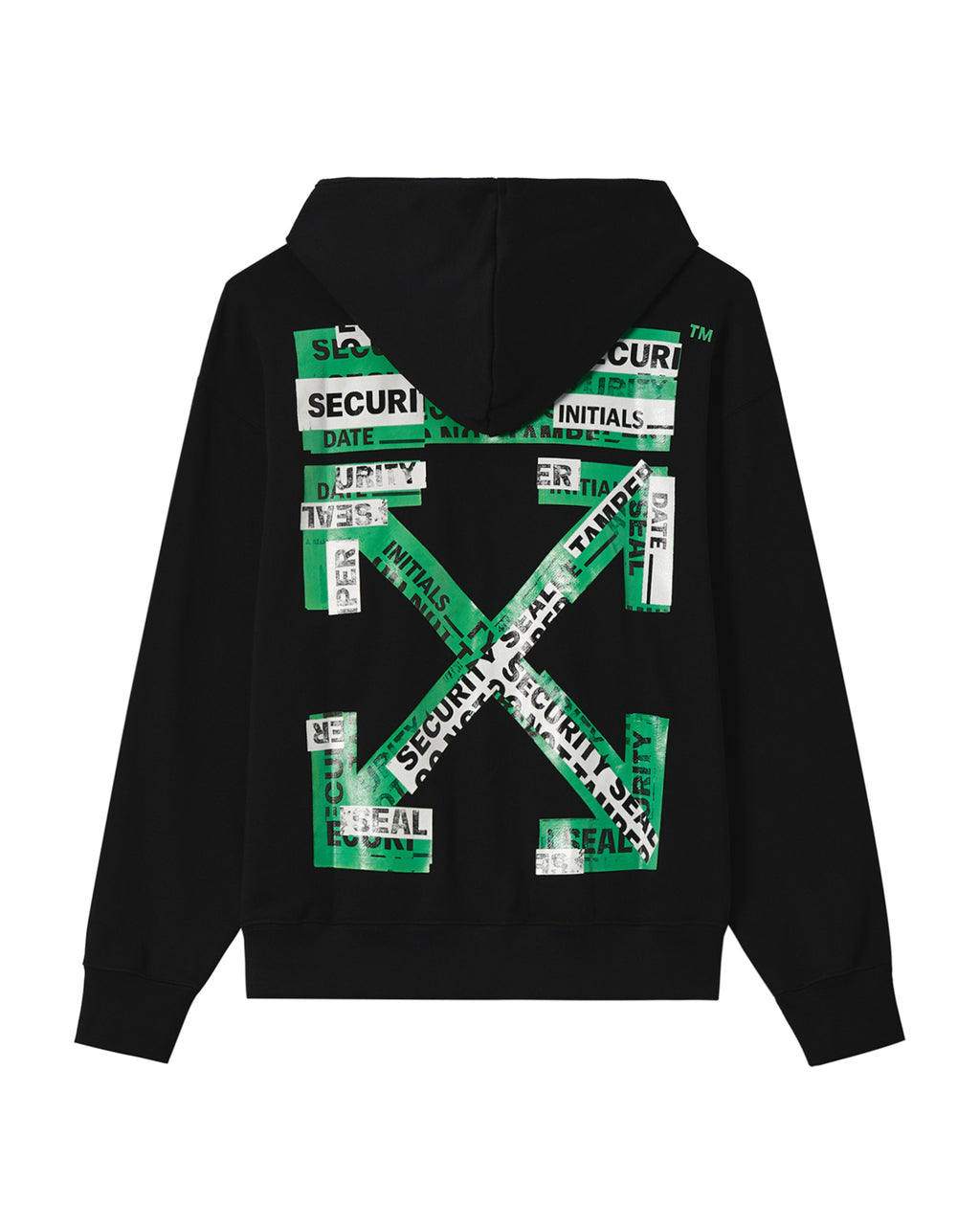 Tape arrow back hoodie