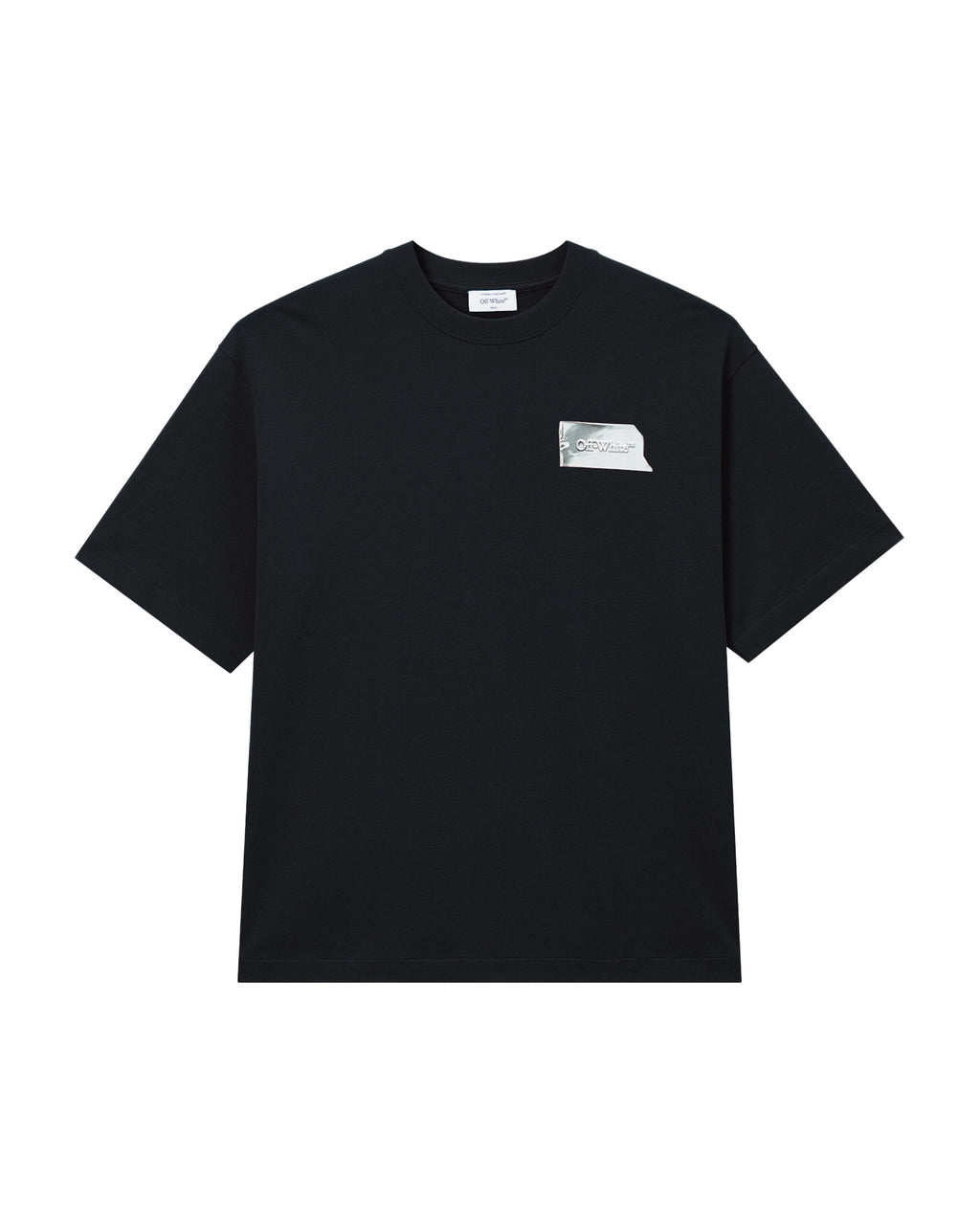 Tape graphic boxy tee