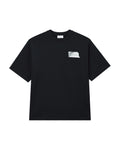 Tape graphic boxy tee